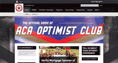 Desktop Screenshot of acaoptimistclub.com